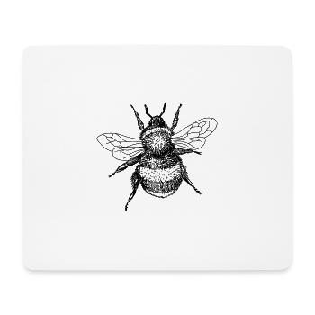 Biene - Mousepad (Querformat) - Weiß - Vorne