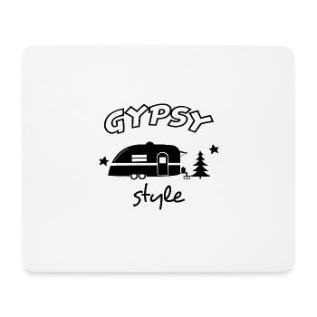 Gypsy style - Tapis de souris (format paysage) - blanc - Devant