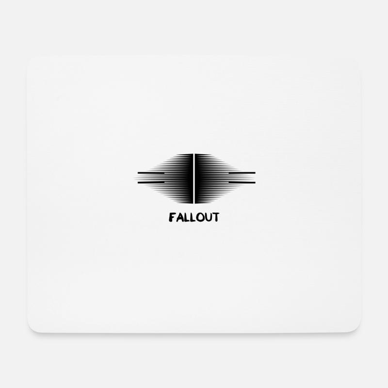 Fallout - Mousepad (Querformat) - Weiß
