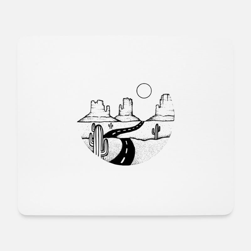 Grand Canyon - Mousepad (Querformat) - Weiß