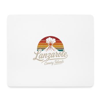 Lanzarote - Canary Islands - Kanaren - Vulkane - Mousepad (Querformat) - Weiß - Vorne