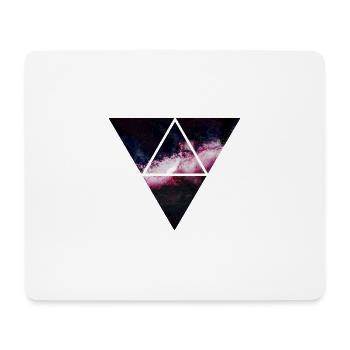 Dreieck Galaxy - Mousepad (Querformat) - Weiß - Vorne