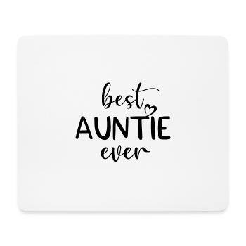 best Auntie ever - Tapis de souris (format paysage) - blanc - Devant