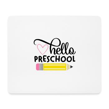 Hello Preschool - Mouse Pad (horizontal) - white - Front