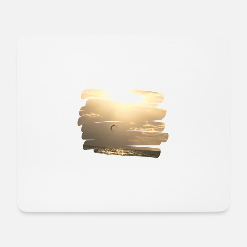 Beach - Mousepad (Querformat) - Weiß