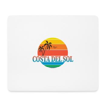 Costa del Sol - Tapis de souris (format paysage) - blanc - Devant