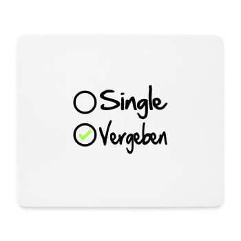 Ehefrau Ehemann Vergeben Verheiratet besetzt - Mousepad (Querformat) - Weiß - Vorne