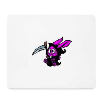 Grim reaper rabbit - Mouse Pad (horizontal) - white - Front