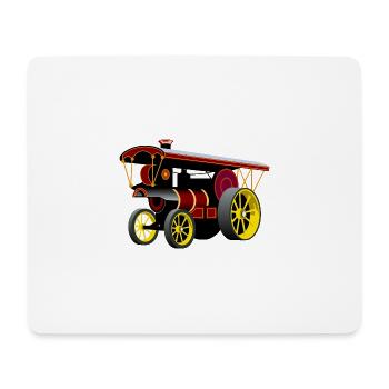 Steam Engine Nostalgia - Mouse Pad (horizontal) - white - Front