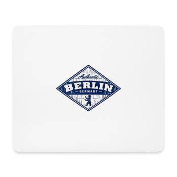 Authentic - Berlin - Vintage - Germany - Diamond - Mousepad (Querformat) - Weiß - Vorne