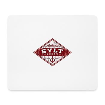 Sylt - Nordsee - Insel - Kampen - Westerland - Mousepad (Querformat) - Weiß - Vorne