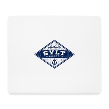 Sylt - Nordsee - Insel - Kampen - Westerland - Mousepad (Querformat) - Weiß - Vorne