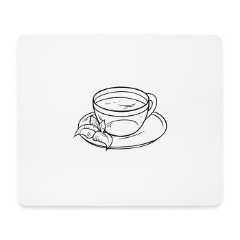 Tea Gift Lemon Cup Tea Bag Gift Idea - Mouse Pad (horizontal) - white - Front