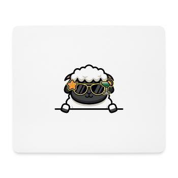 Cool lamb - Mouse Pad (horizontal) - white - Front