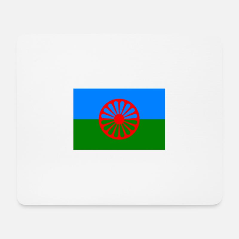 Gipsyflag - Mousepad (Querformat) - Weiß