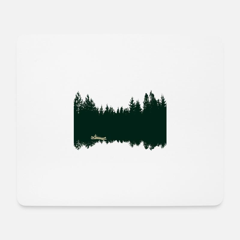Kanu Forest - Mousepad (Querformat) - Weiß