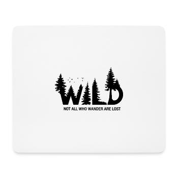 aventure wild - Tapis de souris (format paysage) - blanc - Devant