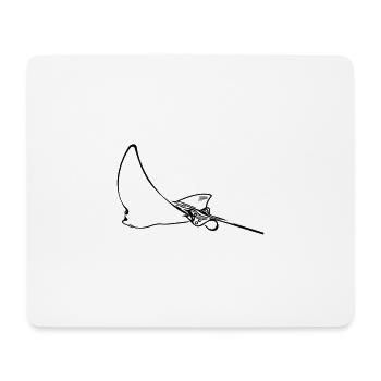 Eagle rays - Mouse Pad (horizontal) - white - Front