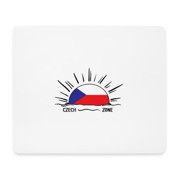 Tschechien czech-zone tschechisch prag - Mousepad (Querformat) - Weiß - Vorne