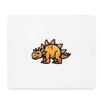 Dinosaur Stegosaurus Comic - Mouse Pad (horizontal) - white - Front