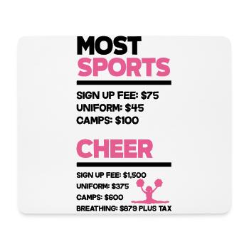 Most Sports Cheer Cheerleading Cheerdance Cheerlea - Mousepad (Querformat) - Weiß - Vorne