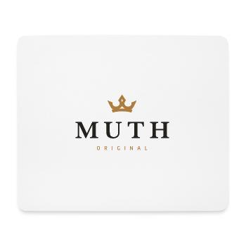 Logo original de la famille Muth - Tapis de souris (format paysage) - blanc - Devant