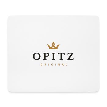 Logo original de la famille Opitz - Tapis de souris (format paysage) - blanc - Devant