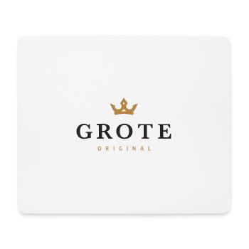 Logo original de la famille Grote - Tapis de souris (format paysage) - blanc - Devant