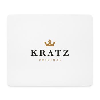 Logo original de la famille Kratz - Tapis de souris (format paysage) - blanc - Devant