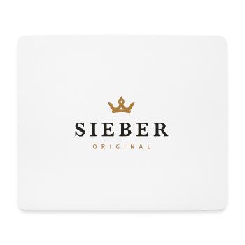 Sieber Original Familienlogo - Mousepad (Querformat) - Weiß - Vorne