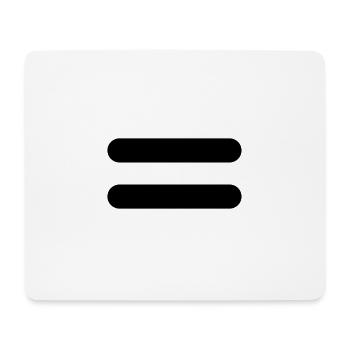 Gleich Zeichen Symbole - Mousepad (Querformat) - Weiß - Vorne