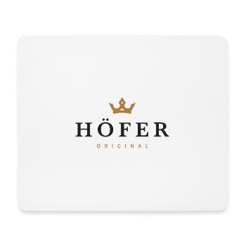 Höfer Original Familienlogo - Mousepad (Querformat) - Weiß - Vorne