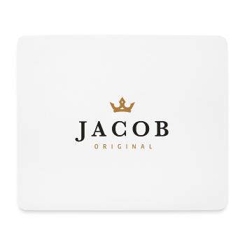Jacob Original Logo de la famille - Tapis de souris (format paysage) - blanc - Devant