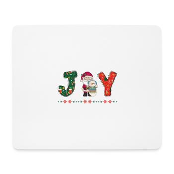 Frohe Weihnachten Weihnachtsmann Hohoho - Mousepad (Querformat) - Weiß - Vorne