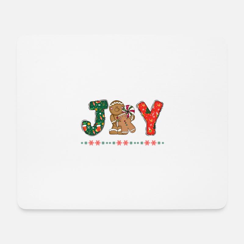 Frohe Weihnachten Weihnachtsmann Hohoho - Mousepad (Querformat) - Weiß