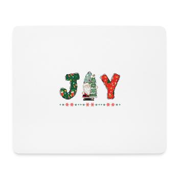 Frohe Weihnachten Weihnachtsmann Hohoho - Mousepad (Querformat) - Weiß - Vorne