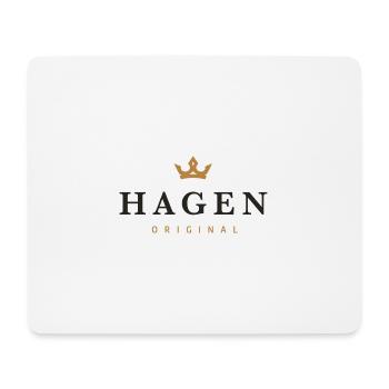 Hagen Original Family Logo - Mouse Pad (horizontal) - white - Front