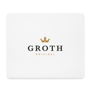 Logo original de la famille Groth - Tapis de souris (format paysage) - blanc - Devant