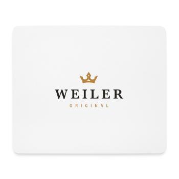 Weiler Original Family Logo - Mouse Pad (horizontal) - white - Front