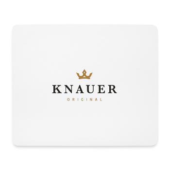 Logo original de la famille Knauer - Tapis de souris (format paysage) - blanc - Devant