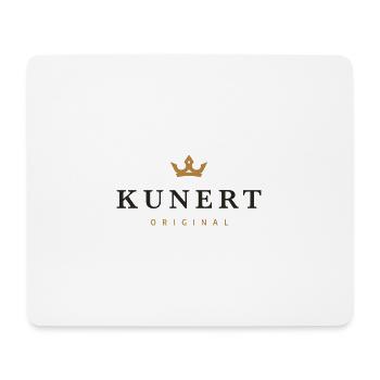 Logo original de la famille Kunert - Tapis de souris (format paysage) - blanc - Devant