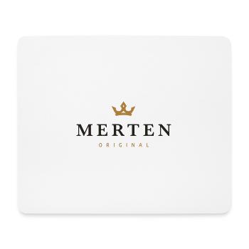 Logo original de la famille Merten - Tapis de souris (format paysage) - blanc - Devant