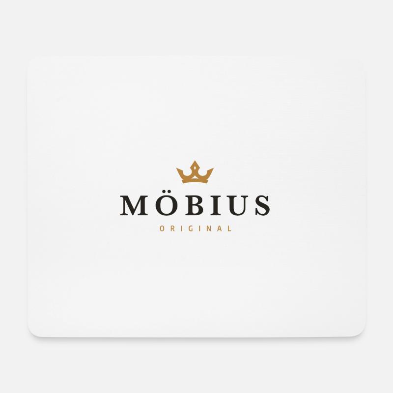 Möbius Original Familienlogo - Mousepad (Querformat) - Weiß