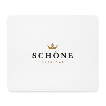 Beau logo familial original - Tapis de souris (format paysage) - blanc - Devant