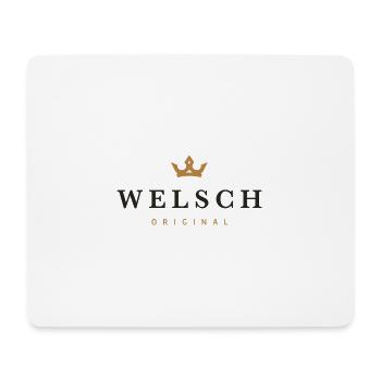 Welsch Original Family Logo - Mouse Pad (horizontal) - white - Front