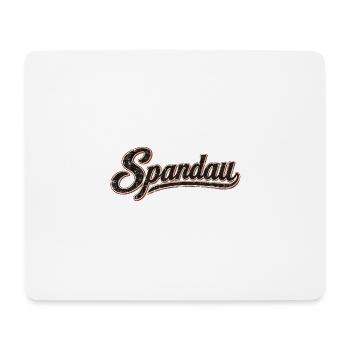 Spandau - Vintage Slogan - Berlin - Bezirk - Mousepad (Querformat) - Weiß - Vorne