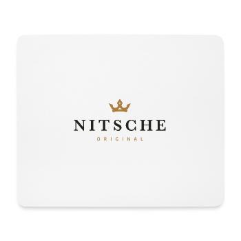 Logo original de la famille Nitsche - Tapis de souris (format paysage) - blanc - Devant