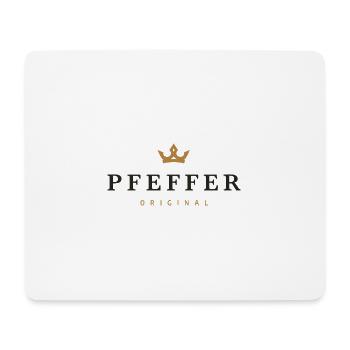 Pfeffer Original Familienlogo - Mousepad (Querformat) - Weiß - Vorne