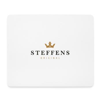 Steffens Original Family Logo - Mouse Pad (horizontal) - white - Front