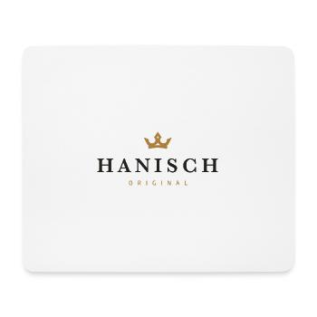Hanisch Original Familienlogo - Mousepad (Querformat) - Weiß - Vorne
